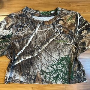 Camo crop top